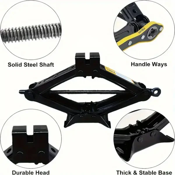 1720711039479-5c23c22a1caa4acda0ecf249a27a11e5-goods 2 Ton Scissor Jack with Labor-Saving Wrench