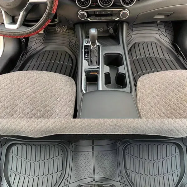 1c0d089f754445aeaae124a4f41e44de-goods Stylish PVC Car Floor Mats