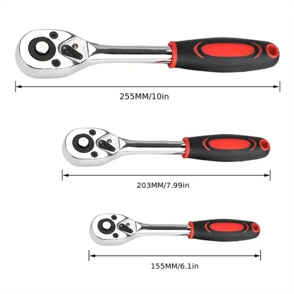 5d96ec88-7e46-11ee-be16-0a580a682c59 Socket Ratchet Wrench Set - Durable & Versatile
